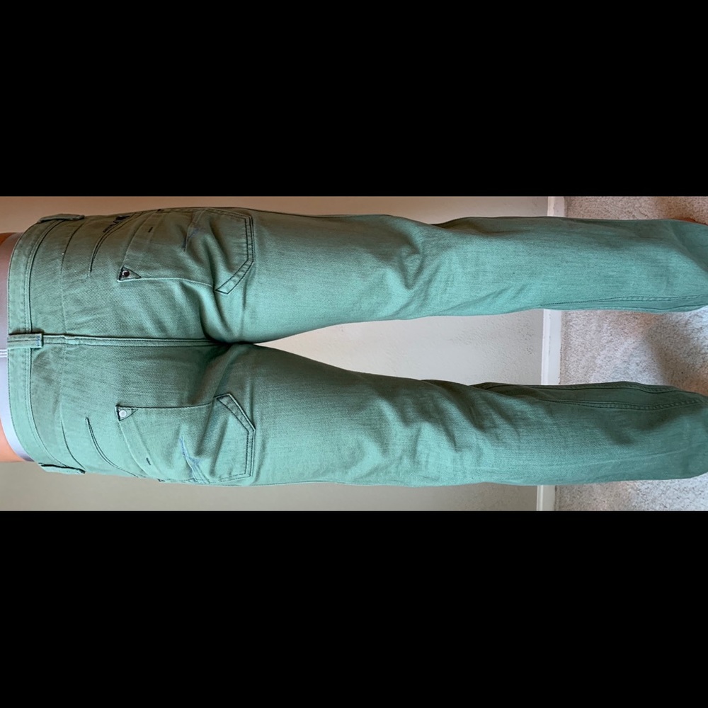 Men’s Diesel Darron style green denim jean